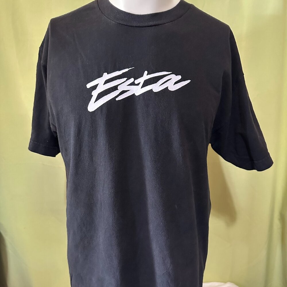 Kicks Hawaii Guam Esta Hafa Adai Men's Black T Shirt Size Large Cotton